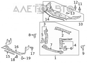 Захист переднього бампера Honda Civic 12-15