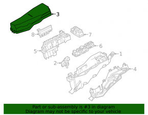 Верхняя крышка блока предохранителей подкапотная Toyota Camry v70 18-18 2.5