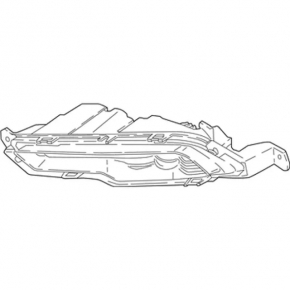 Противотуманная фара птф правая Ford Fusion mk5 17-20 LED