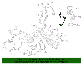 Датчик уровня топлива Porsche Cayenne 19-26 2.9T, 3.0T