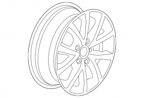 Колісний диск R16 VW Jetta 11-17 USA тип 1