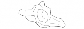 Заглушка ПТФ ліва Toyota C-HR 18-19 Turkey built