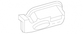 Корпус лючка бензобака Mercedes GLS-class X166 13-19