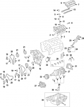 Клапан VVTI Cadillac CTS 14-19 3.6 LFX