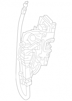 Замок двери передней правой Mercedes C-class W205 15-21