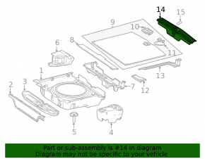 Накладка проема багажника Mercedes W167 GLE 350 450 20-26 черная