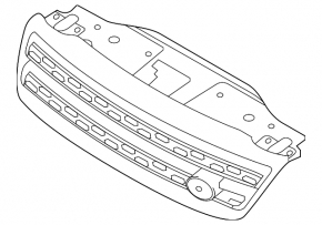 Грати радіатора grill Land Rover Discovery 17-20