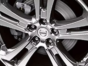 Центральный колпачок на диск Nissan Rogue 14-20 54/50мм черный