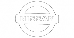 Емблема значок двері багажника Nissan Rogue 14-20