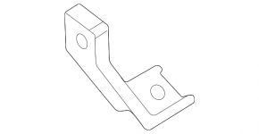 Кронштейн усилителя заднего бампера нижний Hyundai Sonata 20-22 US