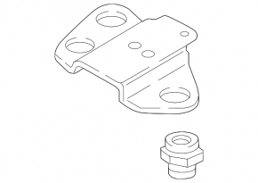 Кронштейн ABS АБС Audi A4 B9 17-18