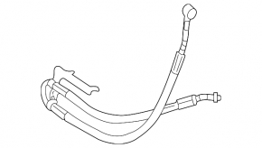 Шланг высокого давления ГУР Mercedes W164 ML W251 R M272