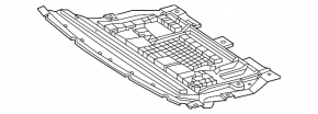 Защита переднего бампера центральная Mercedes EQS-class V297 22-25