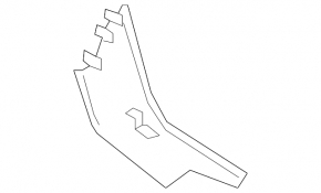 Накладка центральной консоли правая Lexus GS300 GS350 GS430 GS450h 06-09 кожа бежевая