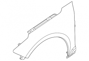 Крыло переднее левое Kia K5 21-26