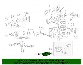 Ключ smart Mercedes W167 GLE 350 450 20-23 4 кнопки