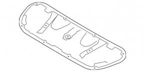 Изоляция капота Kia Forte 4d 14-18
