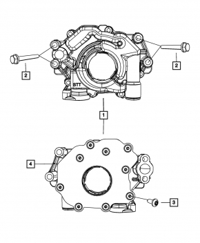 Масляный насос ДВС Dodge Durango 11-26 5.7