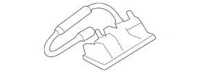 Кнопка открытия багажника Audi A4 B8 08-16 седан без камеры