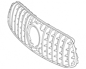 Решетка радиатора grill Mercedes W167 GLE 24-25