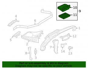Корпус салонного фильтра Mercedes W213 E 17-23