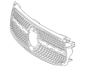 Решітка радіатора grill Mercedes X247 GLB 20-26
