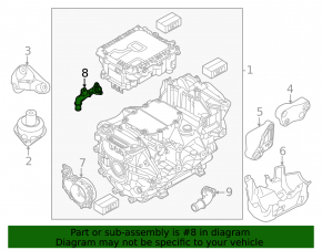 Трубка переднього інвертора Volkswagen ID.4 21-26