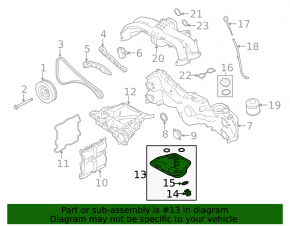 Поддон масляный Subaru Forester 19-24 SK 2.5 FB25D