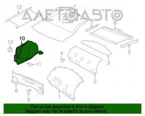 Обшивка арки правая Chrysler 300 11-22