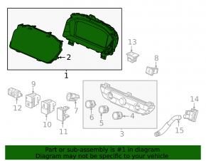 Щиток приборов Honda Civic XI FE/FL 22-24 Sport, 5d, под акпп