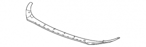 Губа переднього бампера Hyundai Elantra 21-23