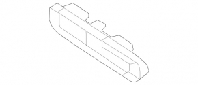 Накладка радіаторної решітки grill Mercedes W167 GLE 350 24-26