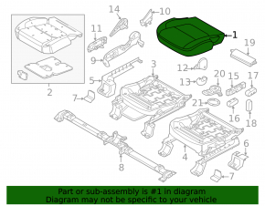 Пассажирское сидение Ford Explorer 11-15