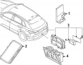 Mobile Phone Control Module Volkswagen ID.4 21-22