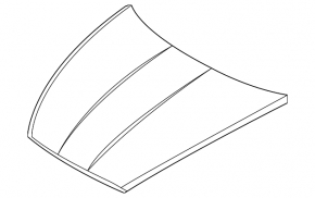 Капот голий Kia K5 21-26