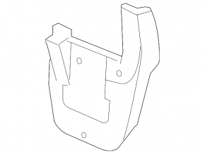 Брызговик передний правый Acura MDX 07-09