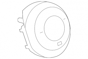 Подушка безпеки airbag в кермо водійська Mazda 3 19-26 чорна, тип 1
