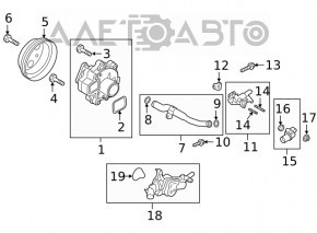 Корпус термостату Mazda CX-5 17-25 2.5