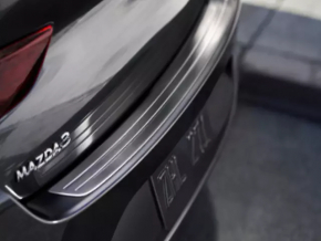 Накладка заднего бампера верхняя Mazda 3 19- 4d хром