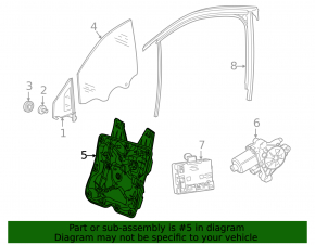 Стеклоподъемник механизм передний правый Volkswagen ID.4 23-26