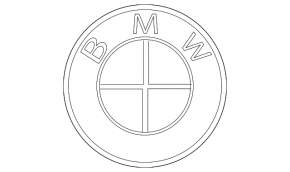 Эмблема значок капота BMW iX 21-26