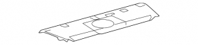Полка задняя Lexus GS300 GS350 GS430 06-09 бежевая под шторку