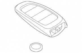Ключ Hyundai Sonata 20-23 5 кнопок, без Digital Key