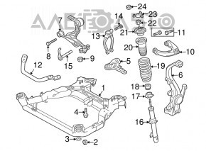Подрамник передний Mazda6 09-13