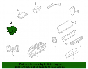 Проекция на лобовое BMW 3 F30 12-18 царапины