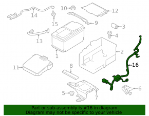 Проводка стартера Ford Escape MK3 13-19 1.5Т