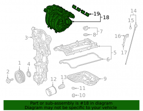 Коллектор впускной Lexus UX200 19-26