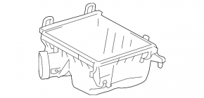 Нижня кришка корпусу повітряного фільтра Toyota Camry v50 12-14 2.5 usa