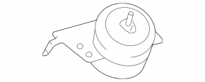 Подушка двигуна права Toyota Sequoia Tundra 08-16