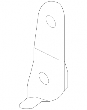 Кронштейн сигналу low Toyota Prius 50 16-22